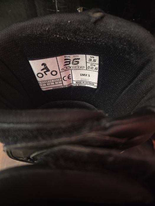 Мото ботуши Alpinestars SMX S номер 36