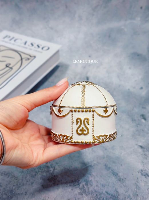 Гипсовая шкатулки