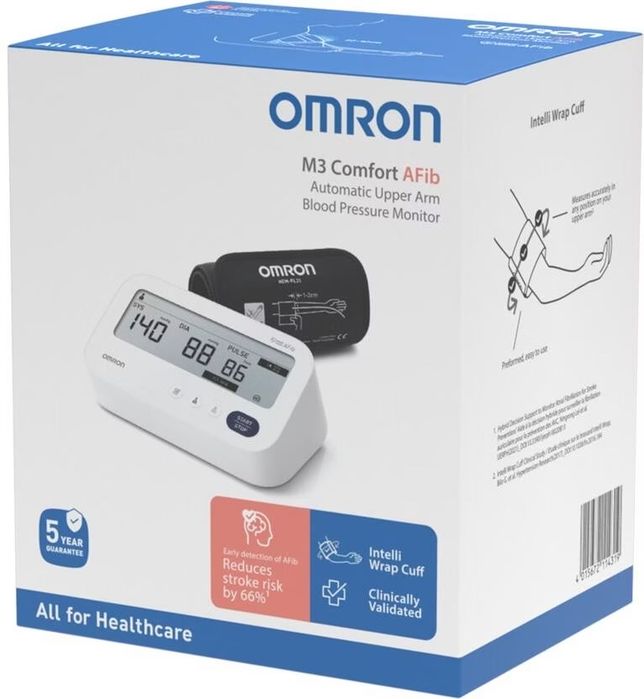 Автоматиеский тонометр Omron M3 Comfort Afib.Original