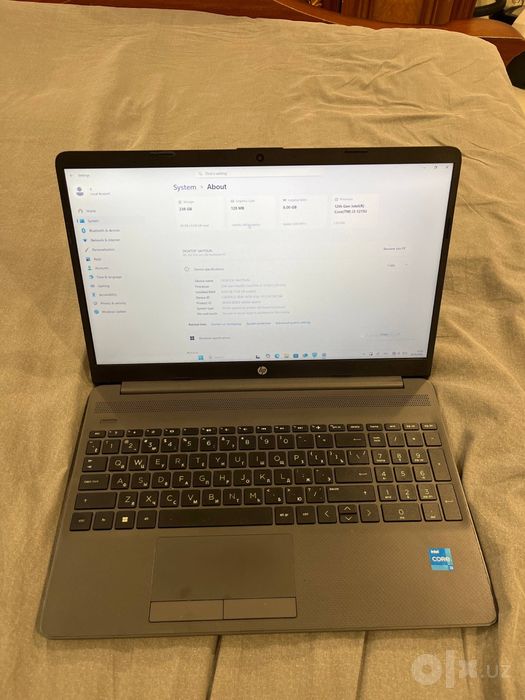 HP 250 G9 Notebook PC  * Процессор: Intel Core i3-1215U, 12-авлод