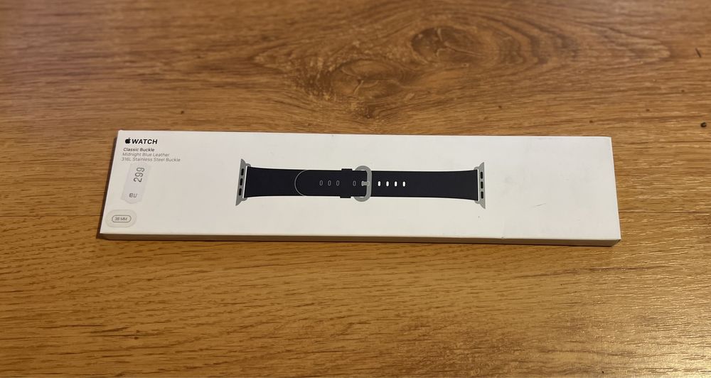 Оригинална кожена каишка за Apple Watch 38-41мм