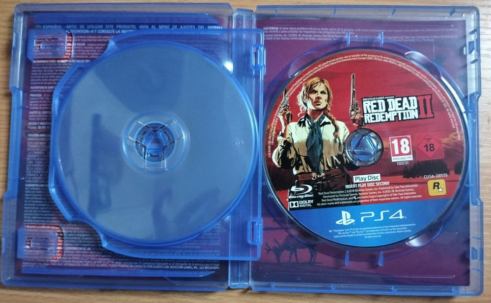 диск RDR 2 на пс 4 -пс5 тоже подойдёт