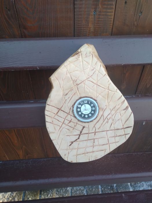 Ceas rustic lemn de tei