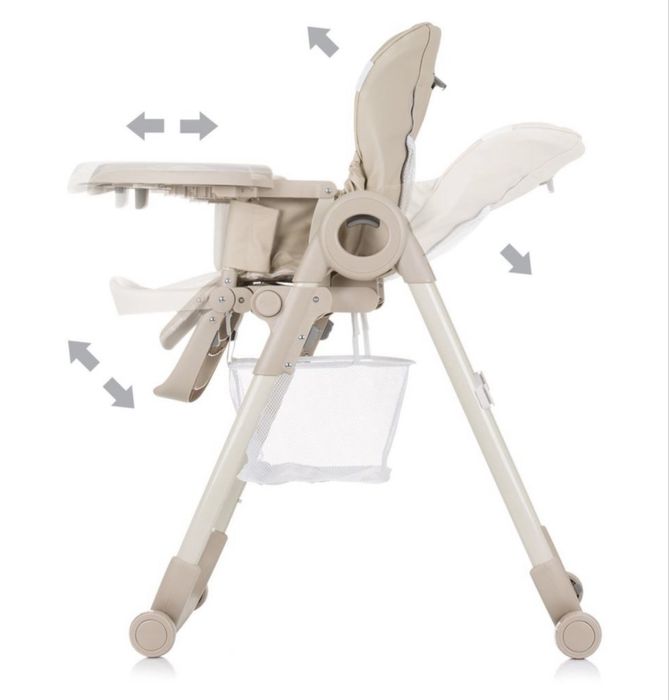 Столче за хранене chipolino master chef бежаво