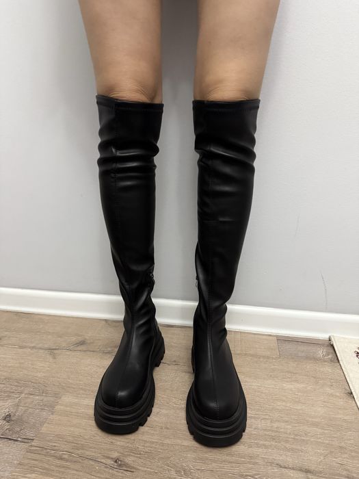 Ботфорты Сапоги демисезон на платформе