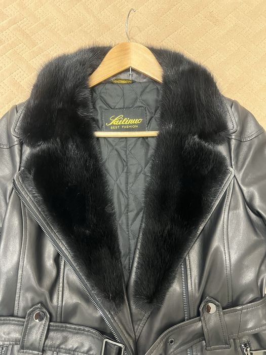 Кожанная куртка.