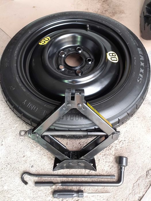 Roata rezerva SLIM cric HYUNDAI i30,i40,Ioniq,Elantra,KIA Ceed,Optima,Carens
