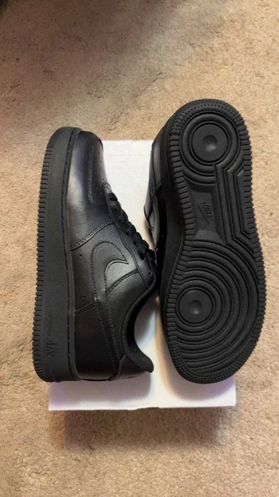 Nike Air Force 1 07' Triple Black (от/до 36-47 номер)