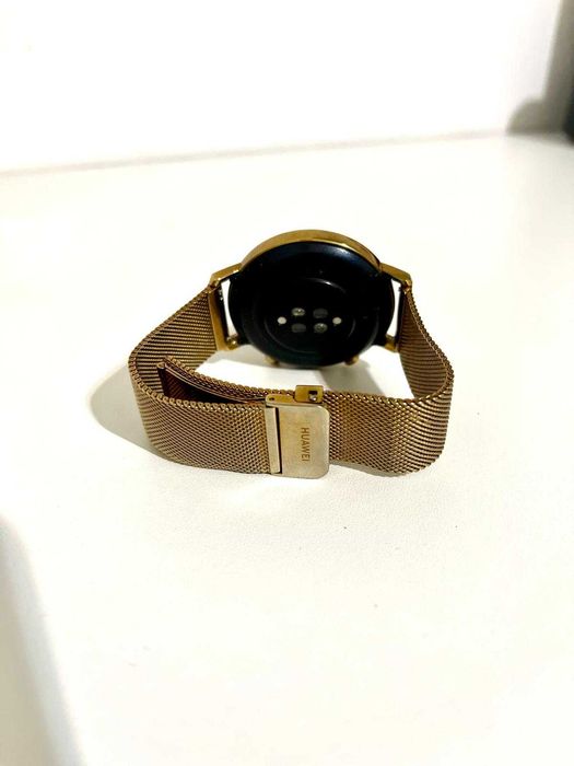 Smartwatch Huawei Watch GT 2, 42mm, Refined Gold, curea metalica