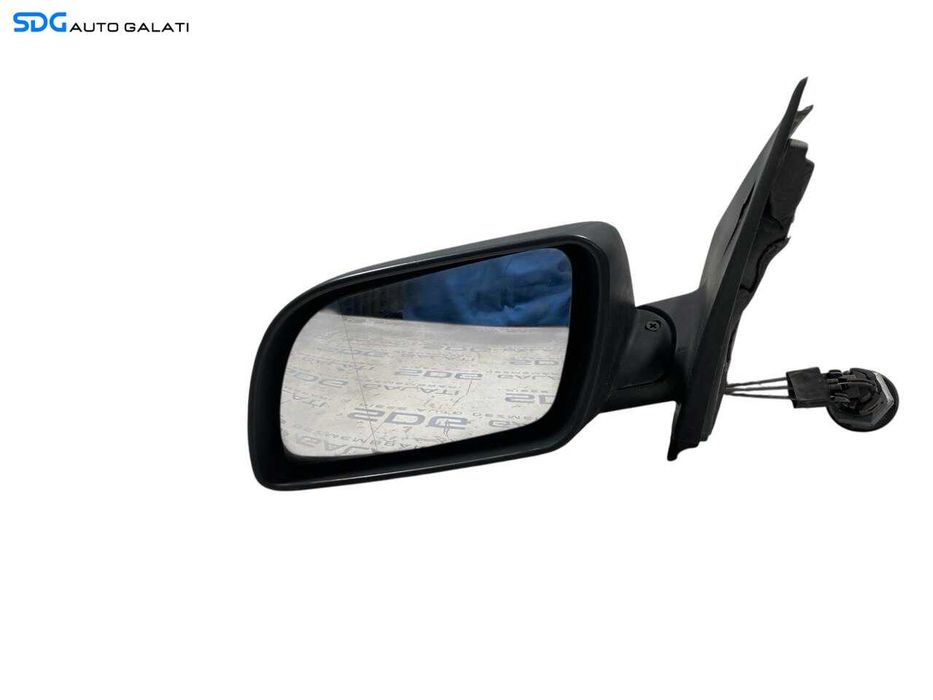 Oglinda Stanga Manuala Volkswagen Polo 9N 2002 - 2009 Cod 600857933 Culoare neagra [L6458]