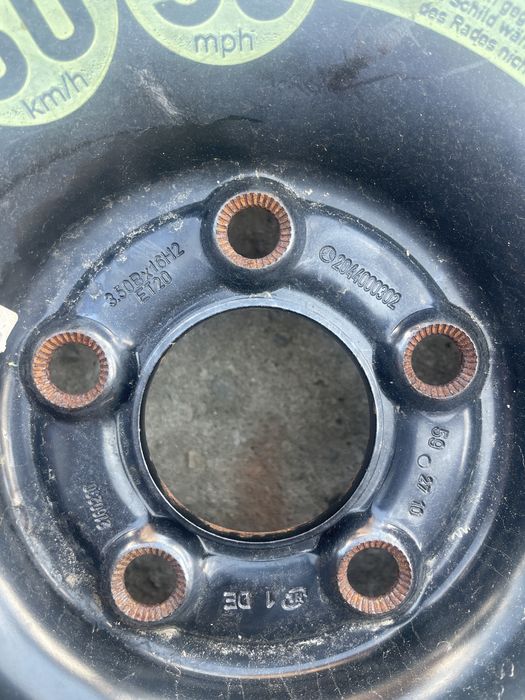 Roata rezerva slim Mercedes C Class cod 2044000302 / 125/90R16