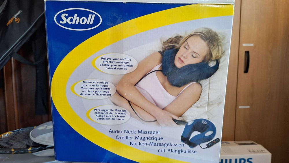 Scholl, perna masaj gat, 8 sunete naturale ambientale, 2 difuzoare