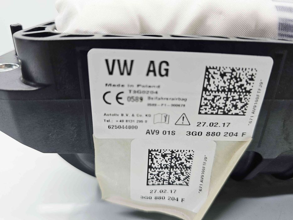 Airbag pasager Volkswagen Passat B8 (3G2) [Fabr 2015-prezent] 3G08802