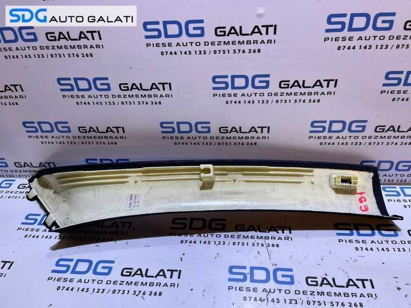 Set Plastic Plastice Capac Capace Stalp Stalpi Prag Praguri Fata Stanga Dreapta Parbriz BMW Seria 3 E90 E91 2004 - 2011 Cod 7058331 7058332