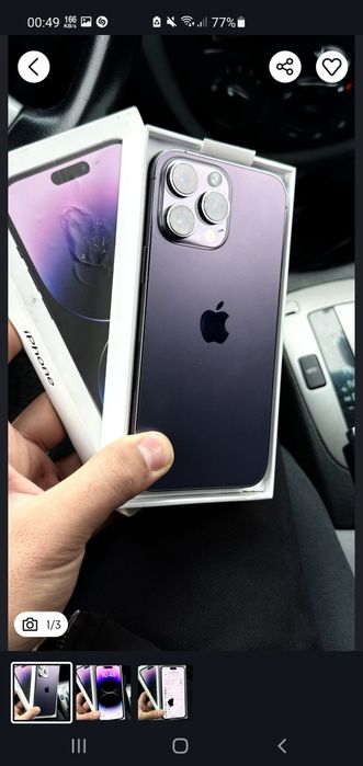 Srochna iphone 14 pro max ekranda dogi bor