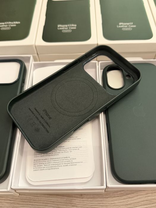 Husă iPhone 17/17Air/17Pro/17 ProMax din piele – MagSafe