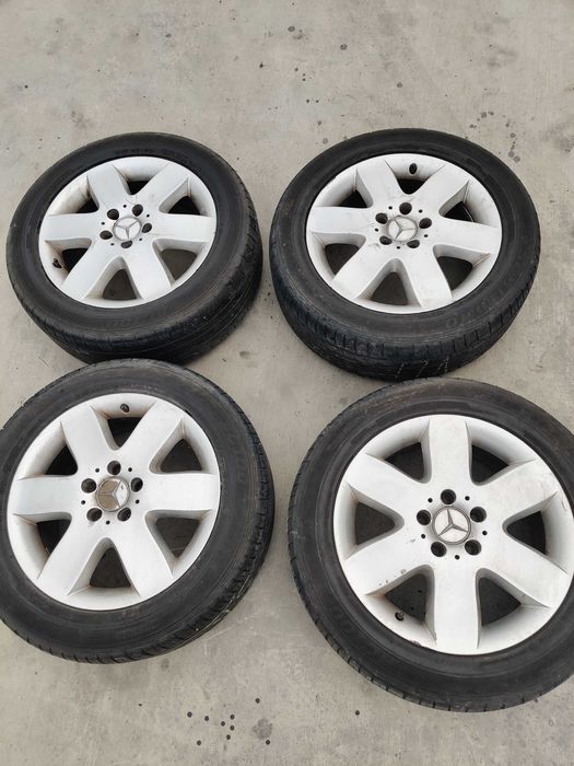 Оригинални алуминиеви лети джанти за Мерцедес 5x112 17