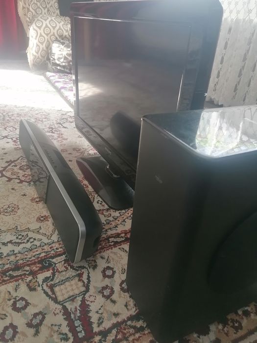 Телевизор+Бочка и колонка