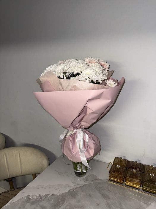 Букет цветов, хризантемы