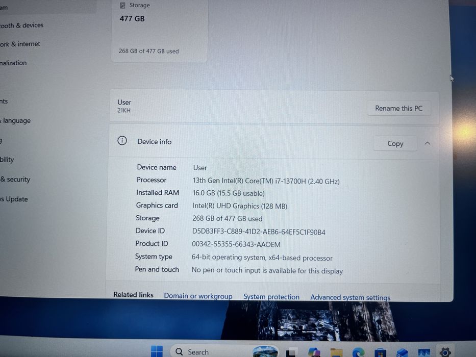 Laptop Lenovo ThinkBook 16G8 IRL
