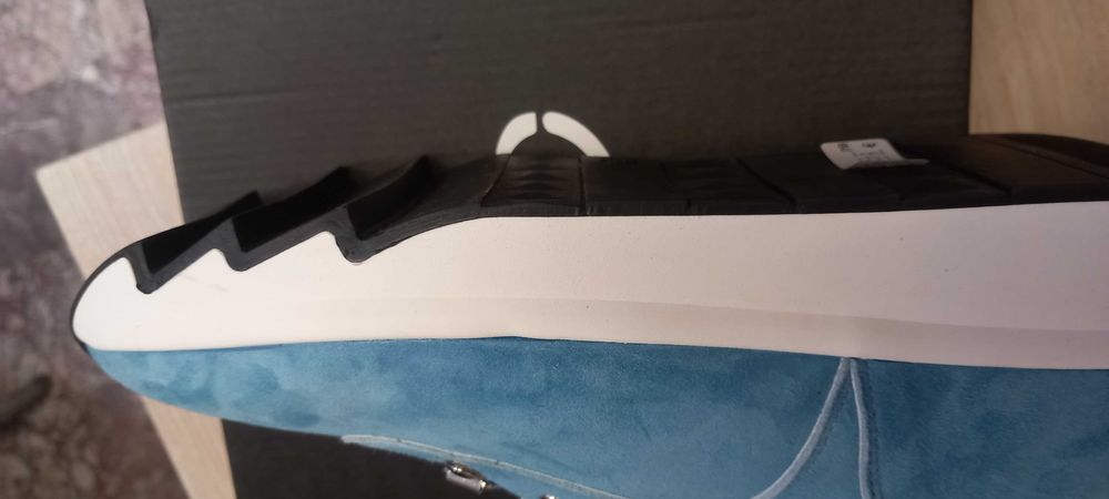 Дамски боти италиански материали естествен велур