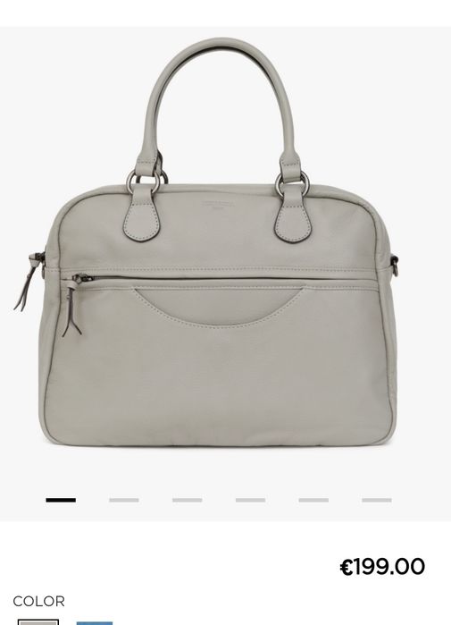 Geantă damă din piele Hexagona Paris de culoare roșie