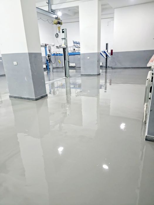 Наливные полимерные полы Бесшовные покрытия.