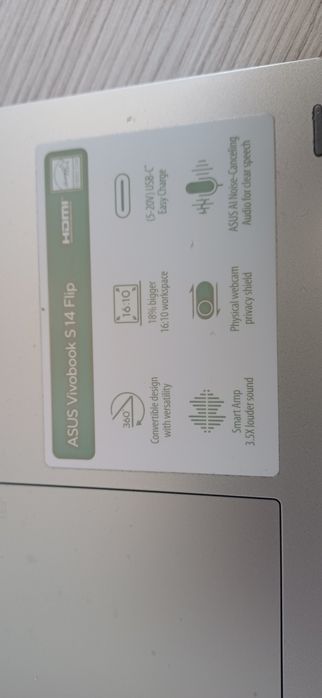 Продавам ASUS Vivobook S 14 Flip TN3402Q