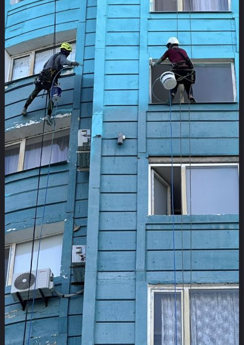 Альпинисты ,  высотные работы