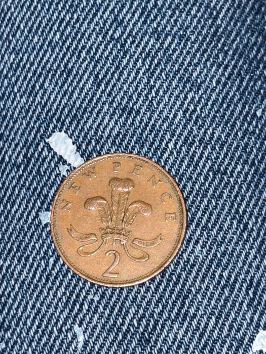 монета Елизабет 2 пенса 1971