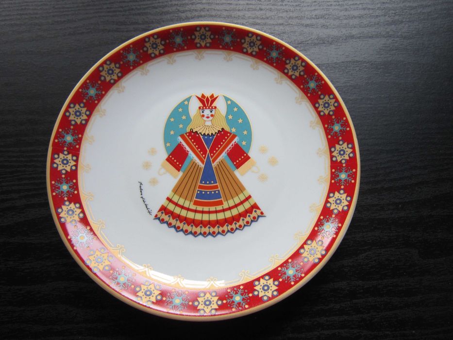 cadou rar Craciun Farfurii colectie BarbaraF. Germany 1984, 1985, 1986