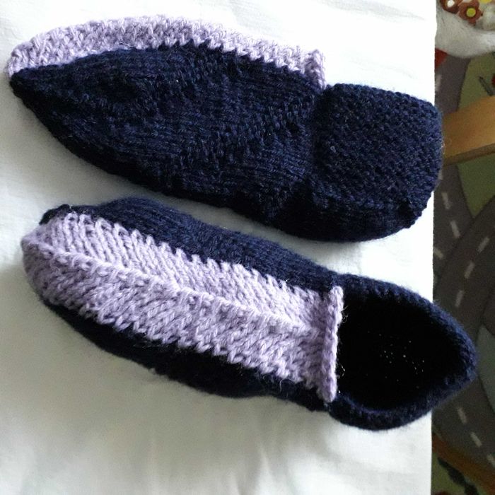 Дамски плетени терлици