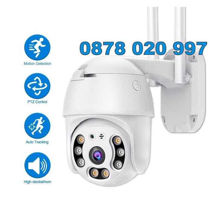 ICSEE БЕЗЖИЧНА ВЪРТЯЩА КАМЕРА Wifi IP камера за видеонаблюдение LY-046