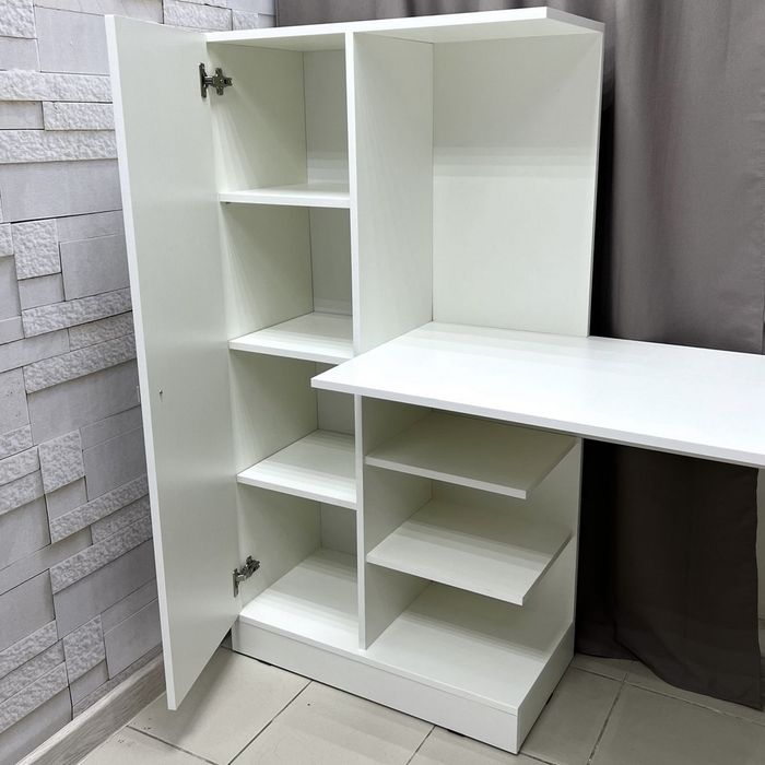 Шкаф-Стол белый. Компьютерный стол