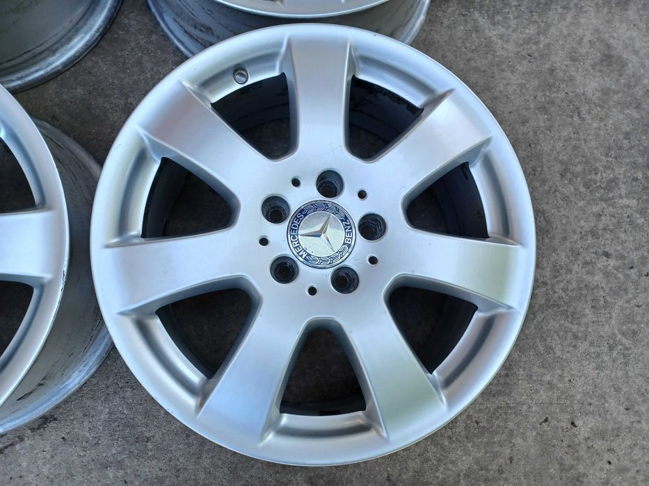 4 бр. оригинални алуминиеви джанти Mercedes 17'' 5x112  ET56, 7,5J