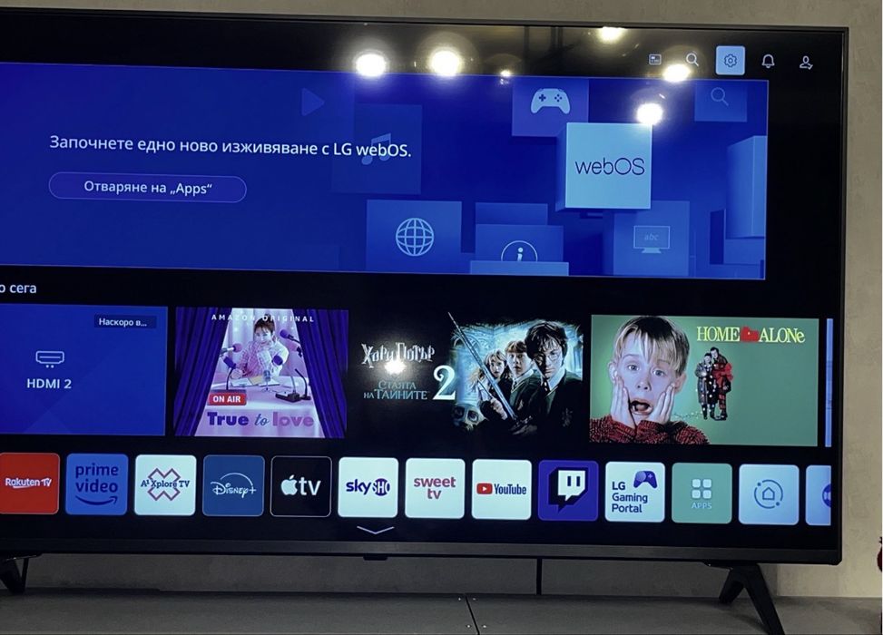 Телевизор LG 43UP76703LB, 43" (108cm), Smart,4k Ultra HD,LED,Клас G