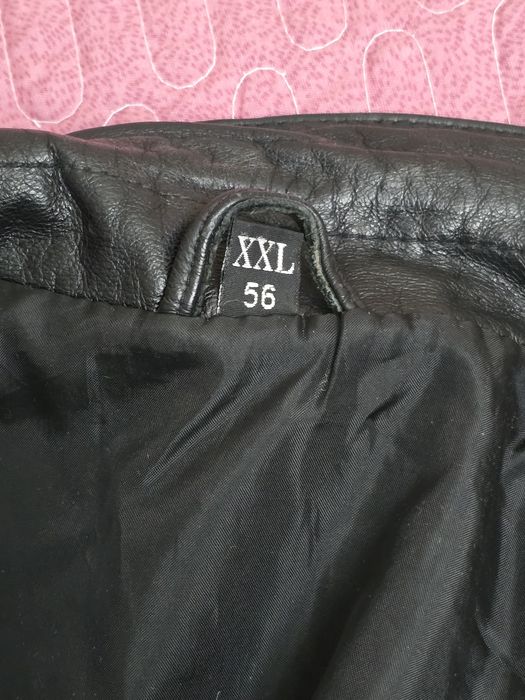 Новая кожаная мужская жилетка 56 размер