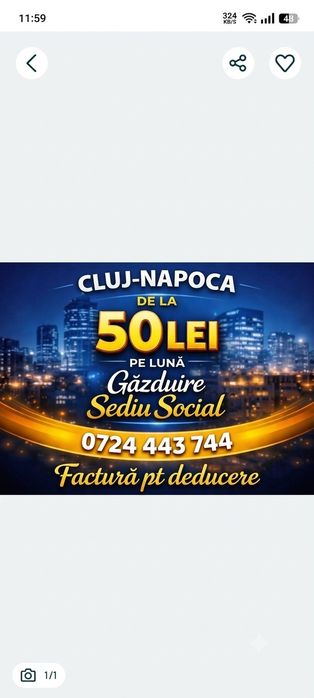 Găzduire sediu social Uber ,firma