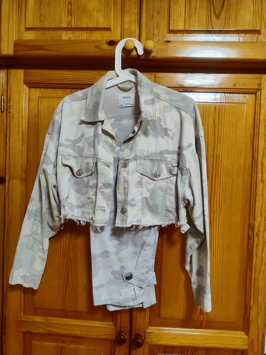 Дънков костюм на Bershka