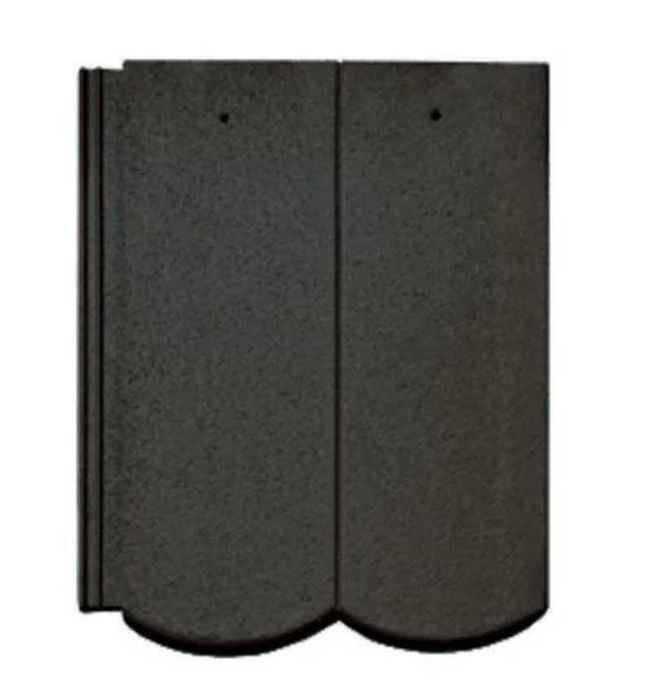 Țiglă beton BRAMAC Reviva Novo NOUĂ – Gri Antracit – 1050 buc + accesorii