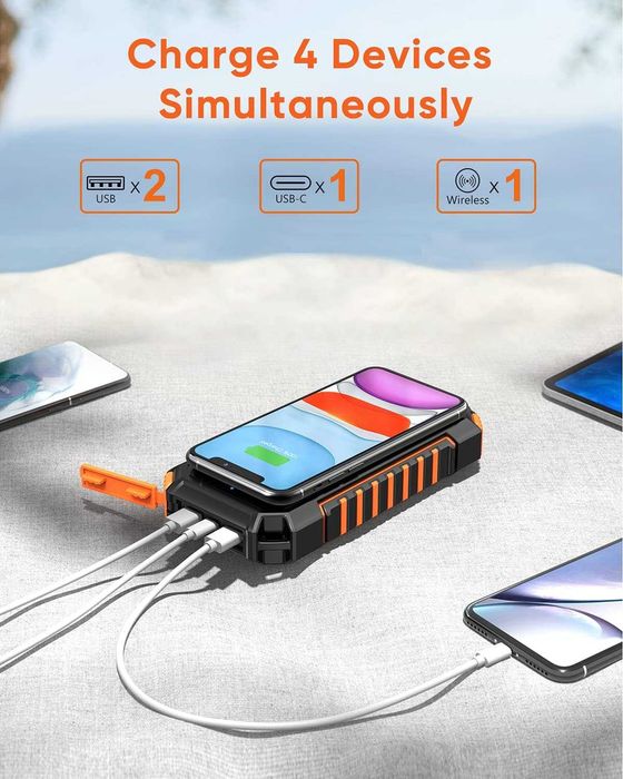 Baterie portabila iPhone, Galaxy, Oppo etc. 10.000mAh și 26.800mAh