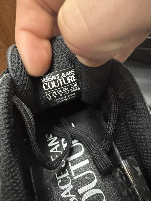 Кожени сникърси Versace couture