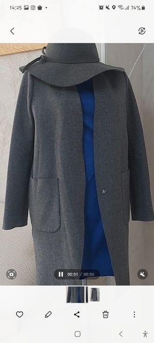 Продам замшевый плащ