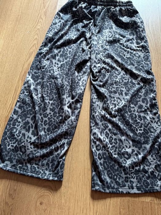 Oversized Панталон с леопардов принт