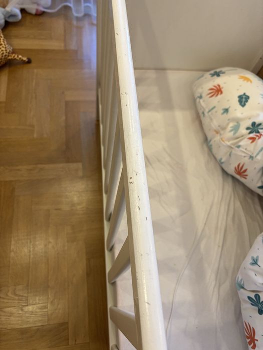 SUNDVIK бебешко креватче, 60x120 см, бяло