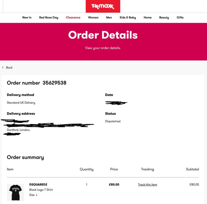 Чисто нова оригинална дизайнерска тениска DSQUARED2 с етикети!