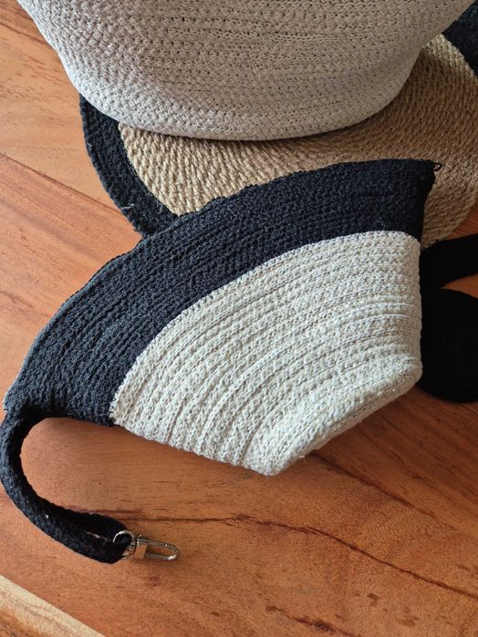 Ръчно изработена плажна чанта с портмоне