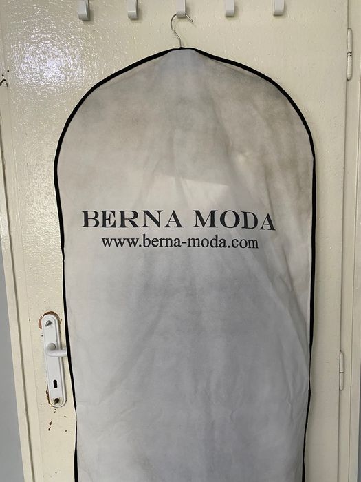 Бална рокля Berna moda в бяло и черно