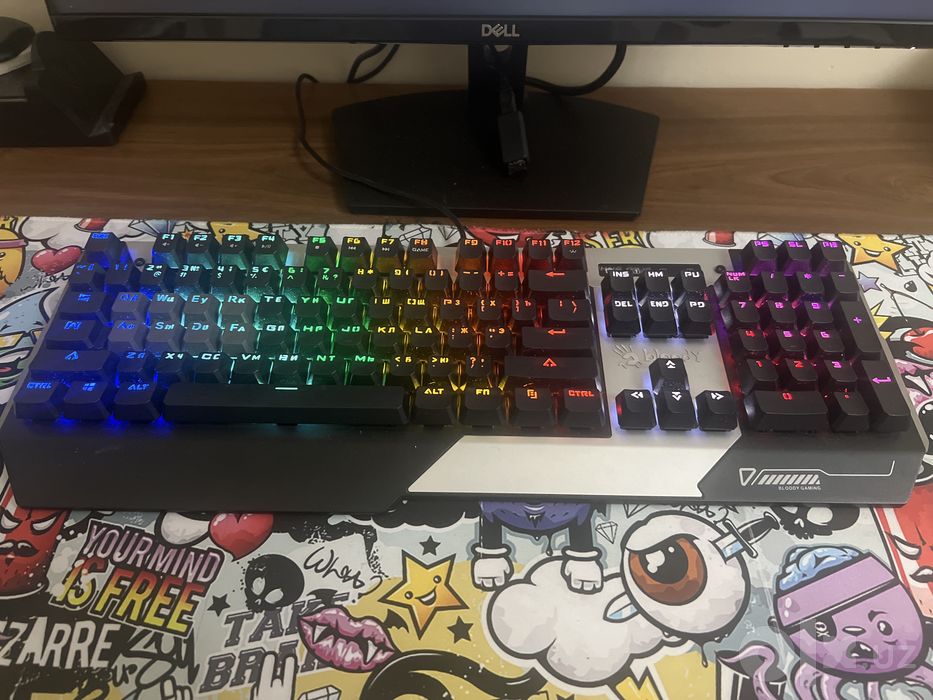 bloody gaming keyboard клавятура игровая