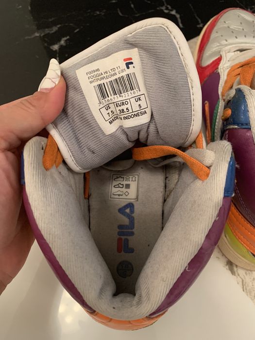 Ghete/ adidasi/ sneakers FILA din piele, mărimea 37